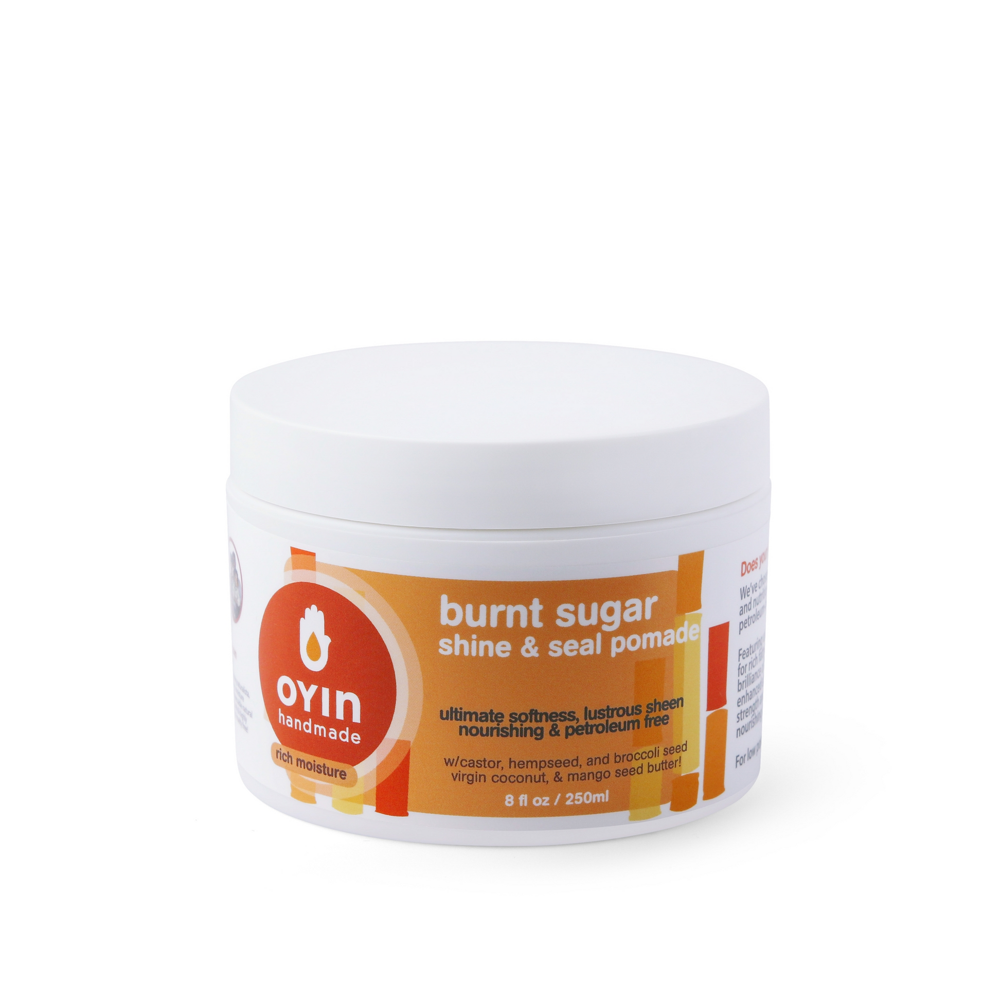Oyin Burnt Sugar Pomade 8oz Jar