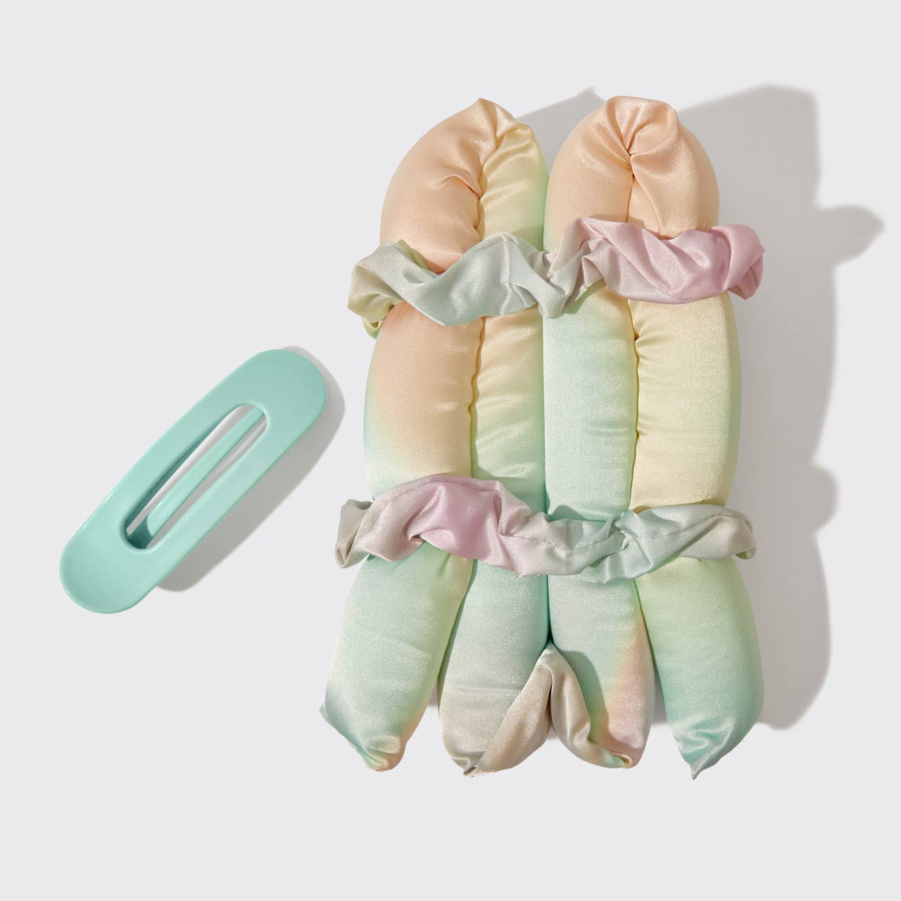 Kitsch Hair Hero XL Satin Heatless Styling & Flat Lay Claw 4pc Set