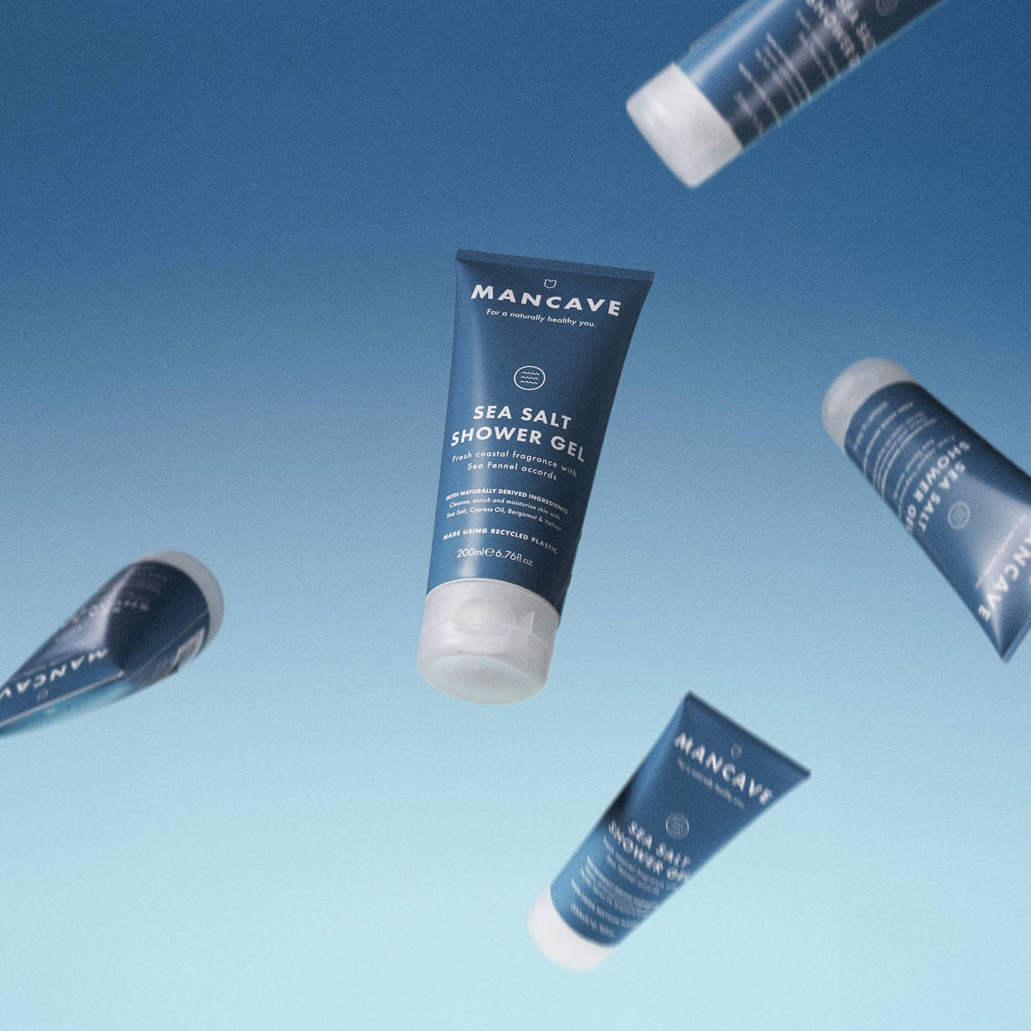 ManCave Sea Salt Shower Gel + Fragrance Set - 2pc