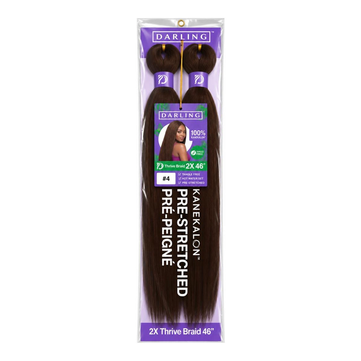 Darling Thrive Braid 2X Pre-Stretched Kanekalon Braiding Hair 46"