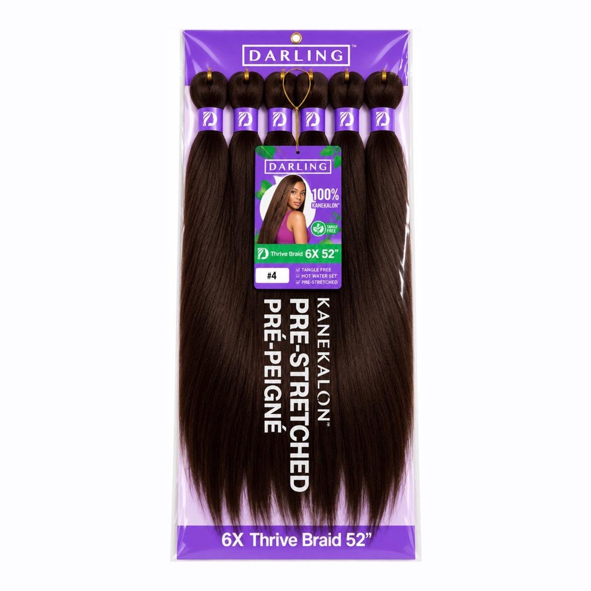 Darling Thrive Braid 6X Pre-Stretched Kanekalon Braiding Hair 52"