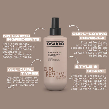 Osmo Curl Revival Re-Energising Gel 250ml