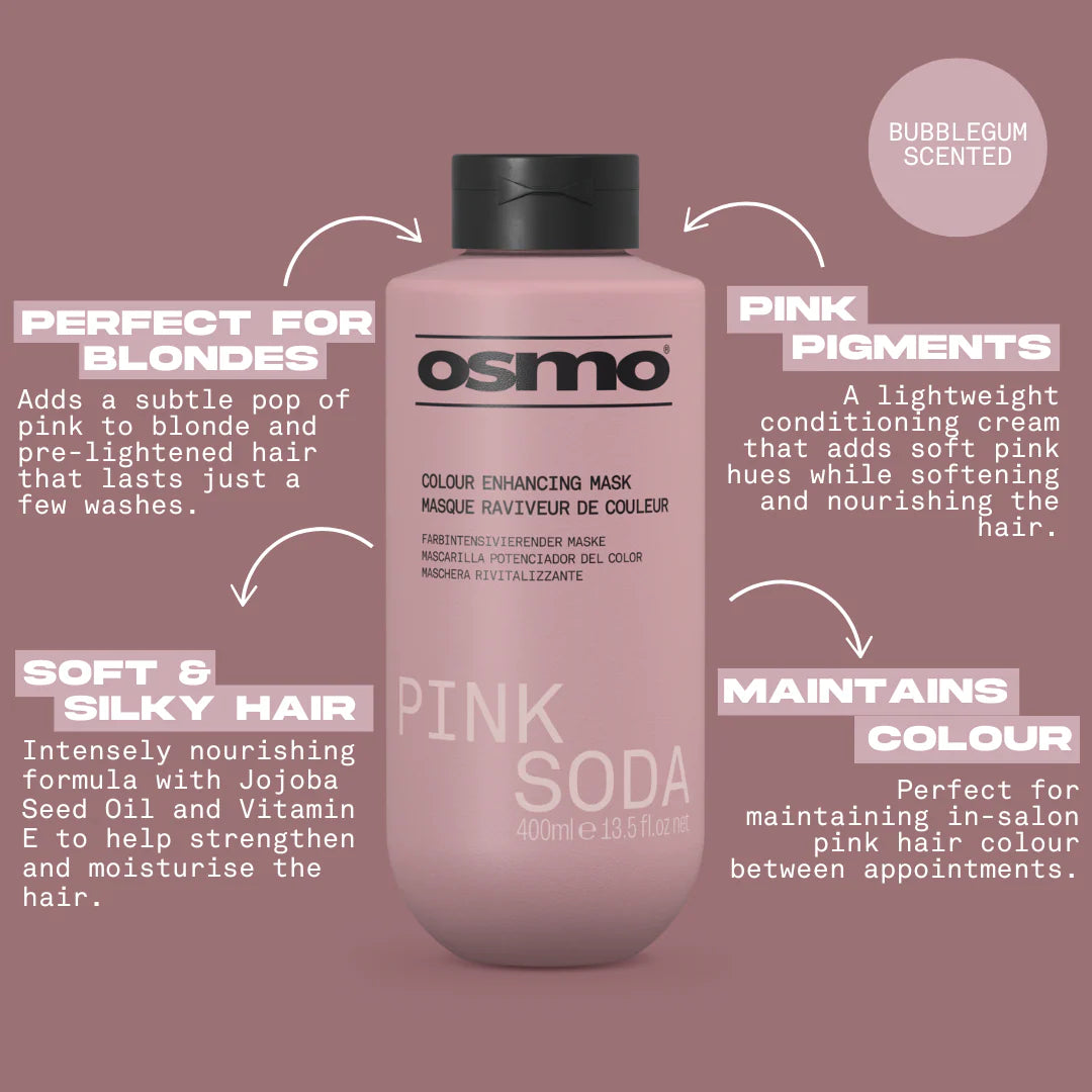 Osmo Pink Soda Colour Enhancing Mask 400ml