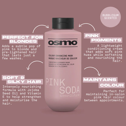 Osmo Pink Soda Colour Enhancing Mask 400ml