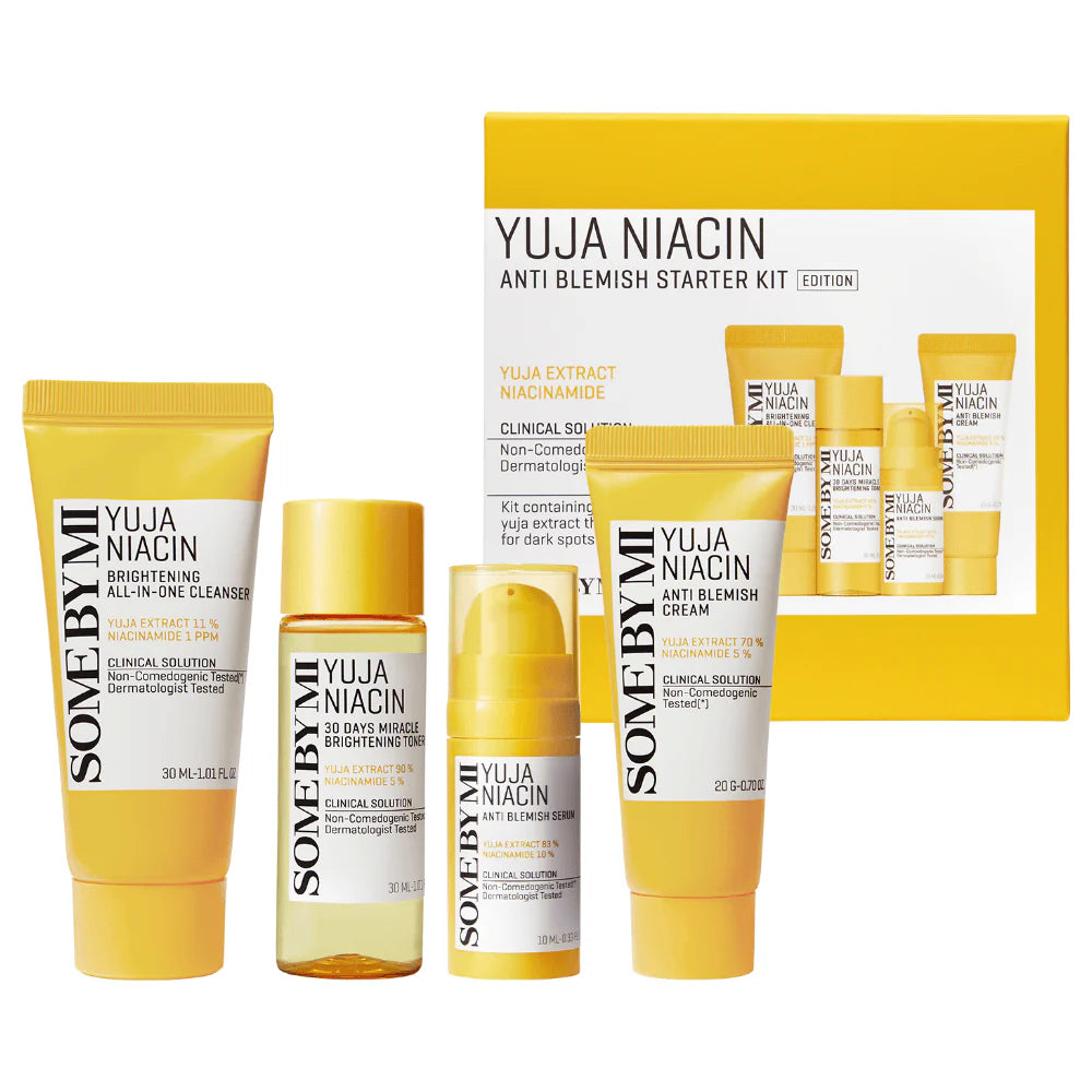 Some By Mi Yuja Niacin Anti Blemish Starter Kit Edition - 4pc