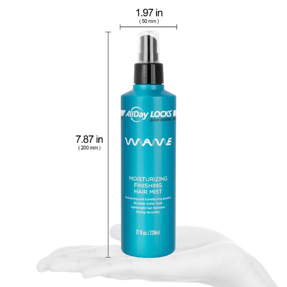 AllDay Locks Classic Collection Wave Moisturizing Finishing Hair Mist 7.7oz