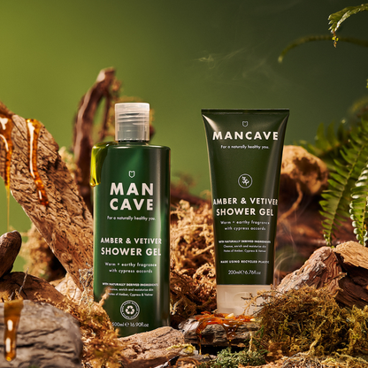 ManCave Amber &amp; Vetiver Shower Gel 200ml