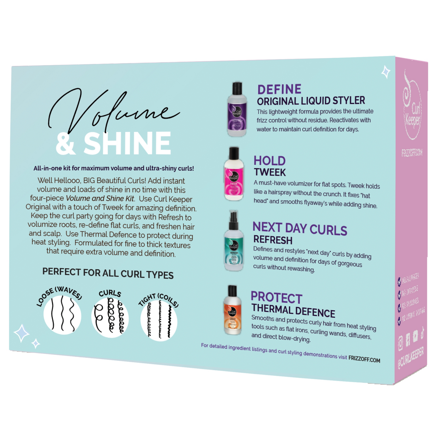 Curl Keeper Volume &amp; Shine Kit