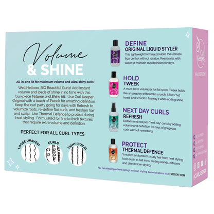 Curl Keeper Volume &amp; Shine Kit