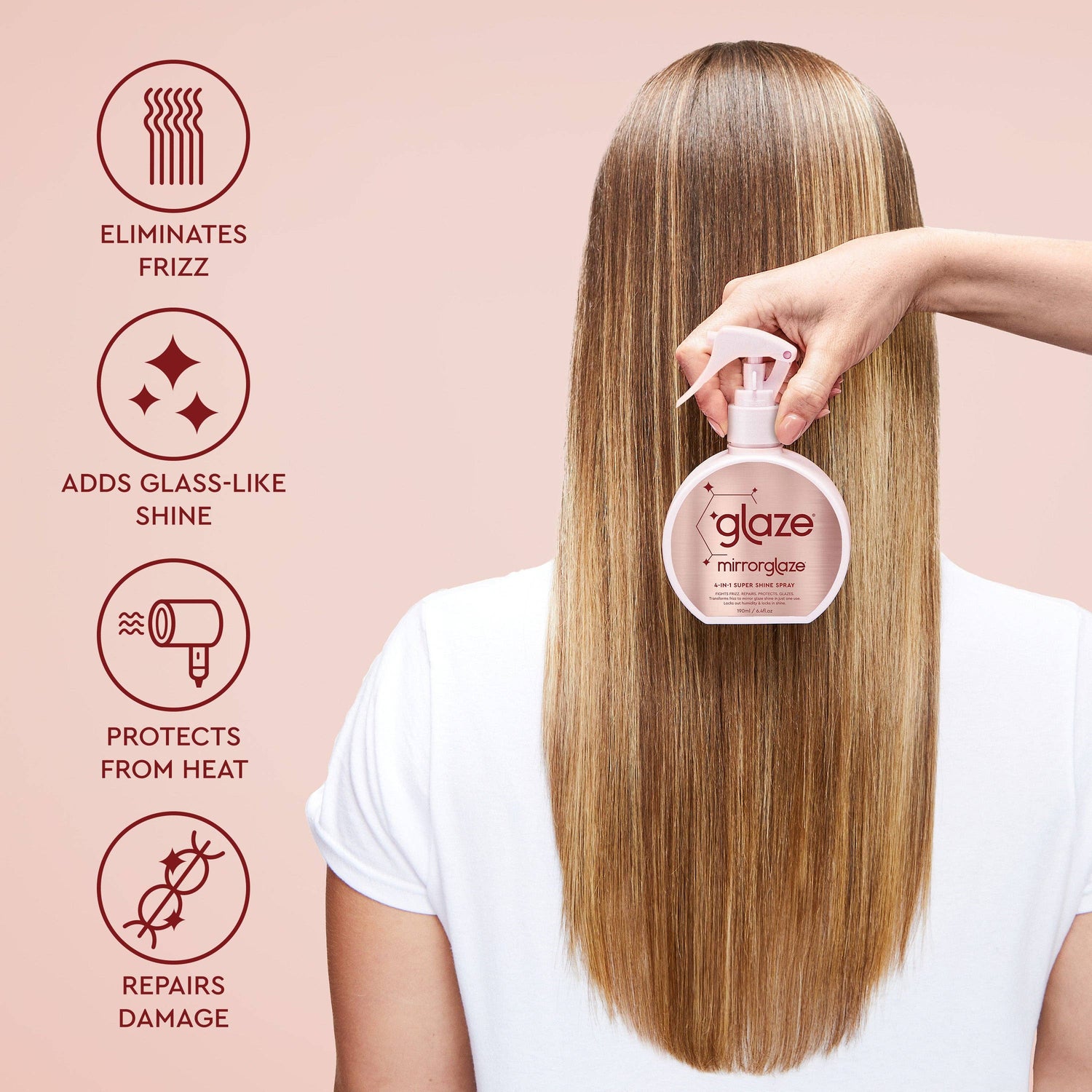 Glaze Mirror Glaze Super Sleek Shine Spray 190ml