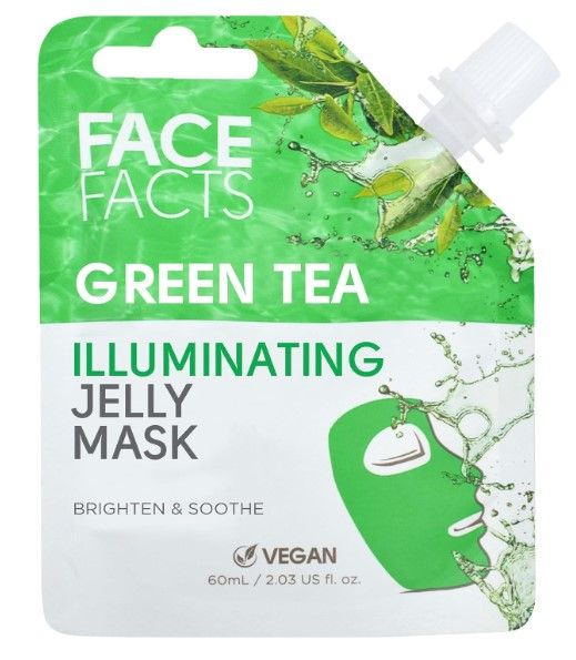 Facefacts Nourishing Green Tea Illuminating Jelly Mask
