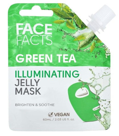 Facefacts Nourishing Green Tea Illuminating Jelly Mask