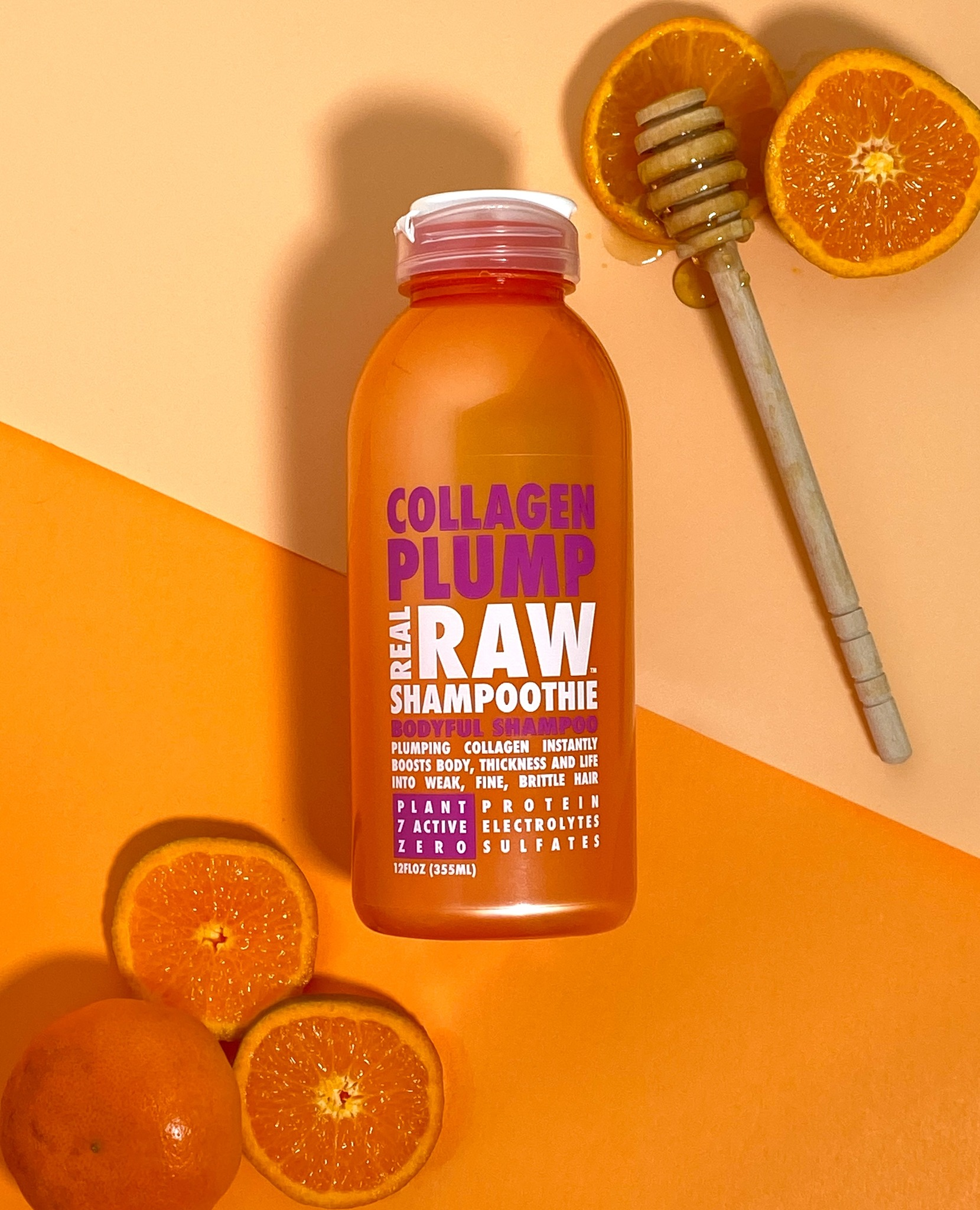 Real Raw Shampoothie Collagen Plump Shampoo 12oz