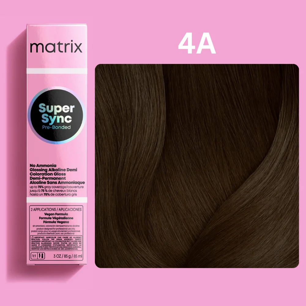 Matrix Super Sync Pre-Bonded Glossing Alkaline Demi-Permanent Hair Colour