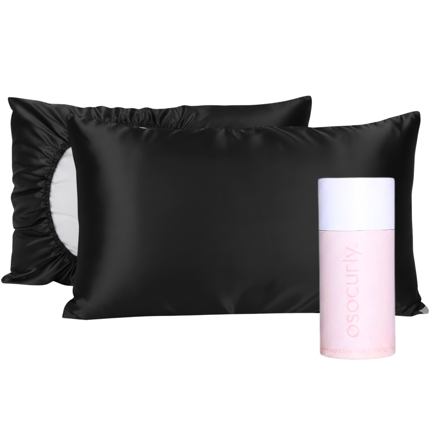 O So Curly Reversible Satin Pillowcase