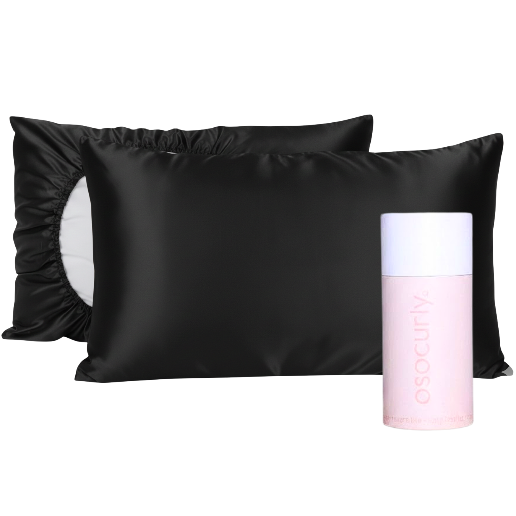 O So Curly Reversible Satin Pillowcase