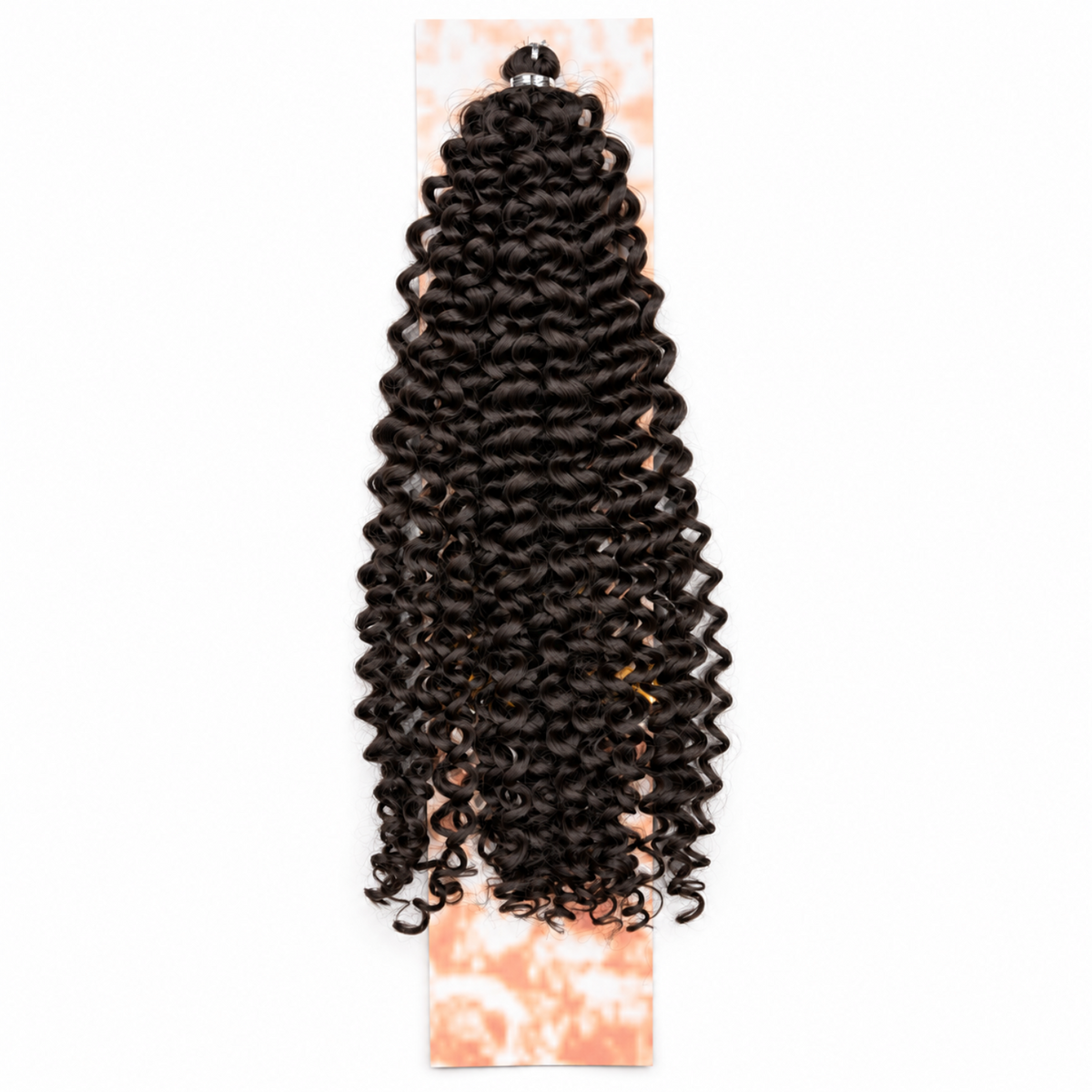 Aftress Braid Ultimo Water Braid Curly Crochet Hair in Colour 4 Medium Brown, with soft, defined curls and a rich brown tone for textured crochet braids and protective styles.