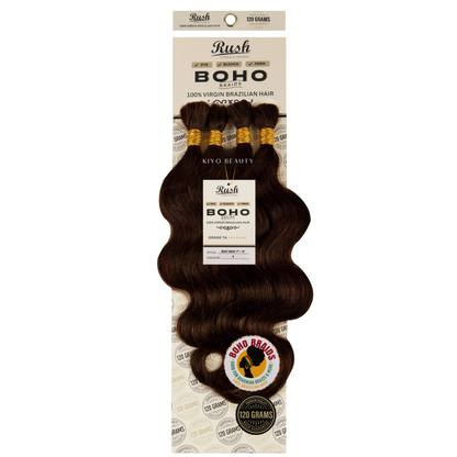 Rush 100% Virgin Brazilian Boho Braids Body Wave Bulk 17-19"