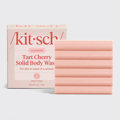 Kitsch Cleansing Tart Cherry Solid Body Wash 4oz