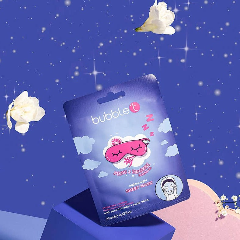 Bubble T Neroli & Tangerine Hydrating Face Sheet Mask (20ml)