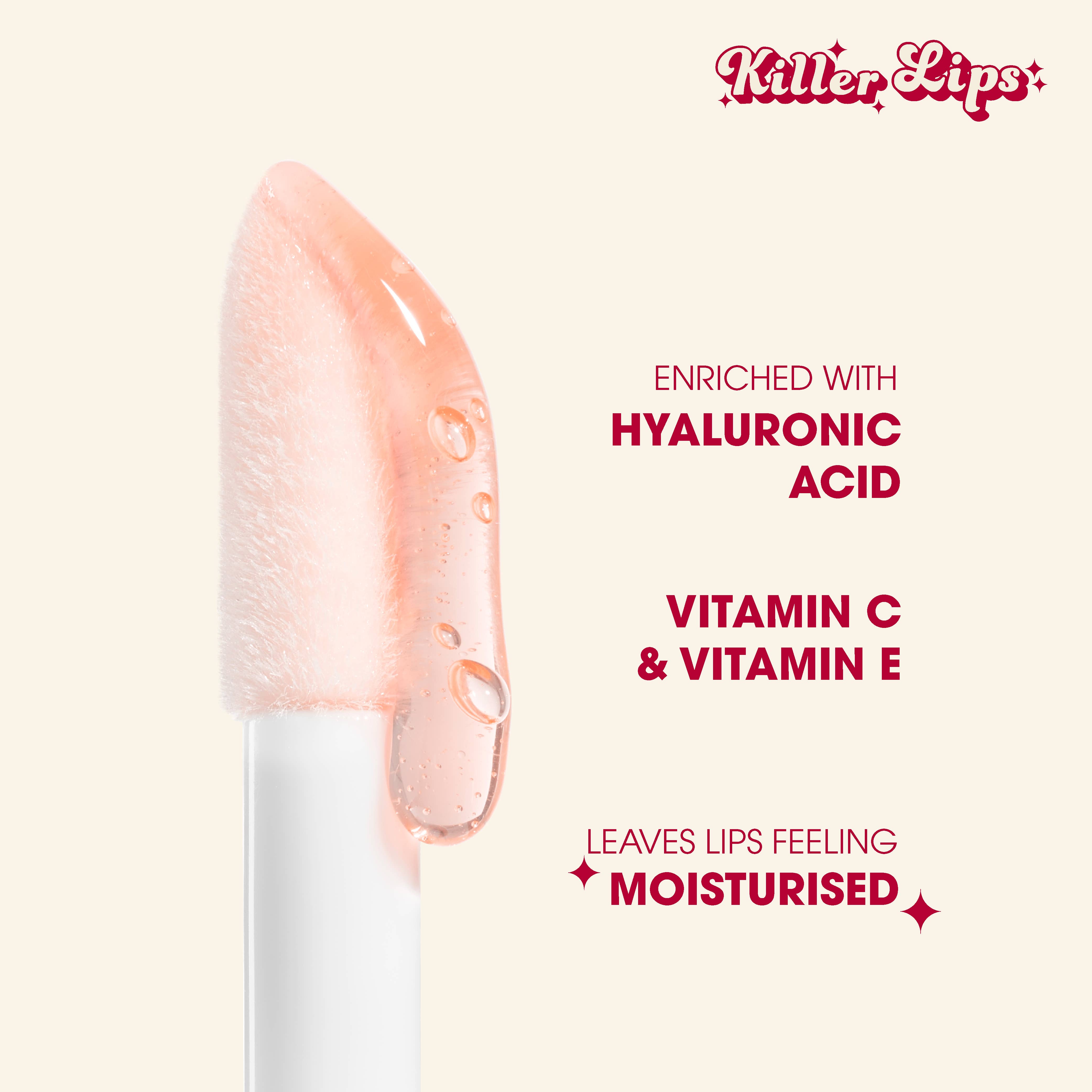 Killer Lips Super Juicy Lip Oil 3.8ml - Peach