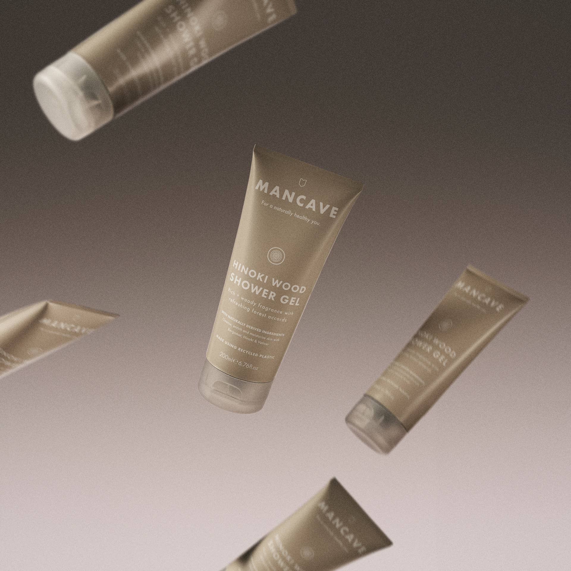 ManCave Hinoki Wood Shower Gel &amp; Fragrance Set - 2pc