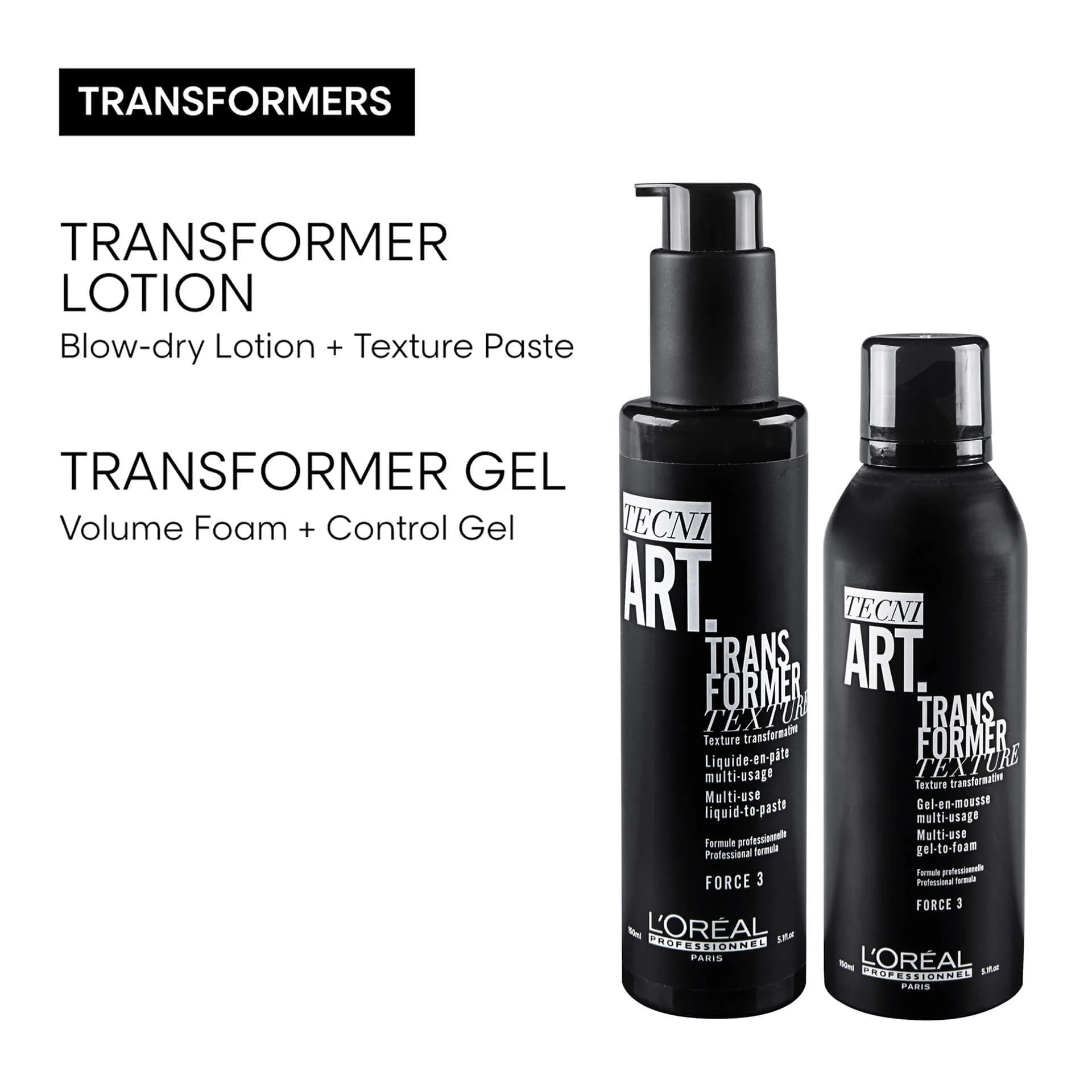 L'Oréal Professionnel TechniArt Transformer Texture Gel-To-Mousse