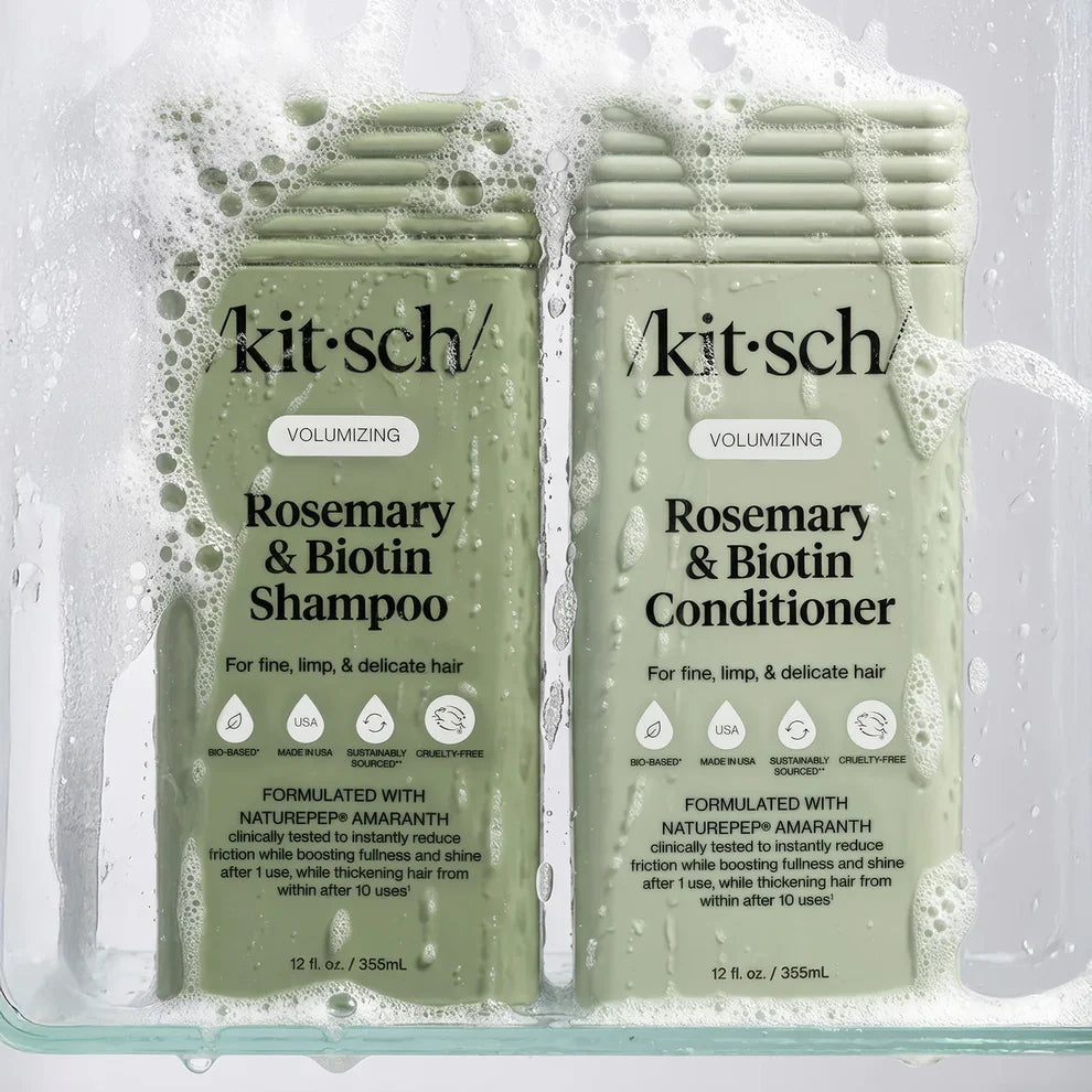 Kitsch Rosemary & Biotin Volumizing Shampoo & Conditioner Bottle Duo - 2pc
