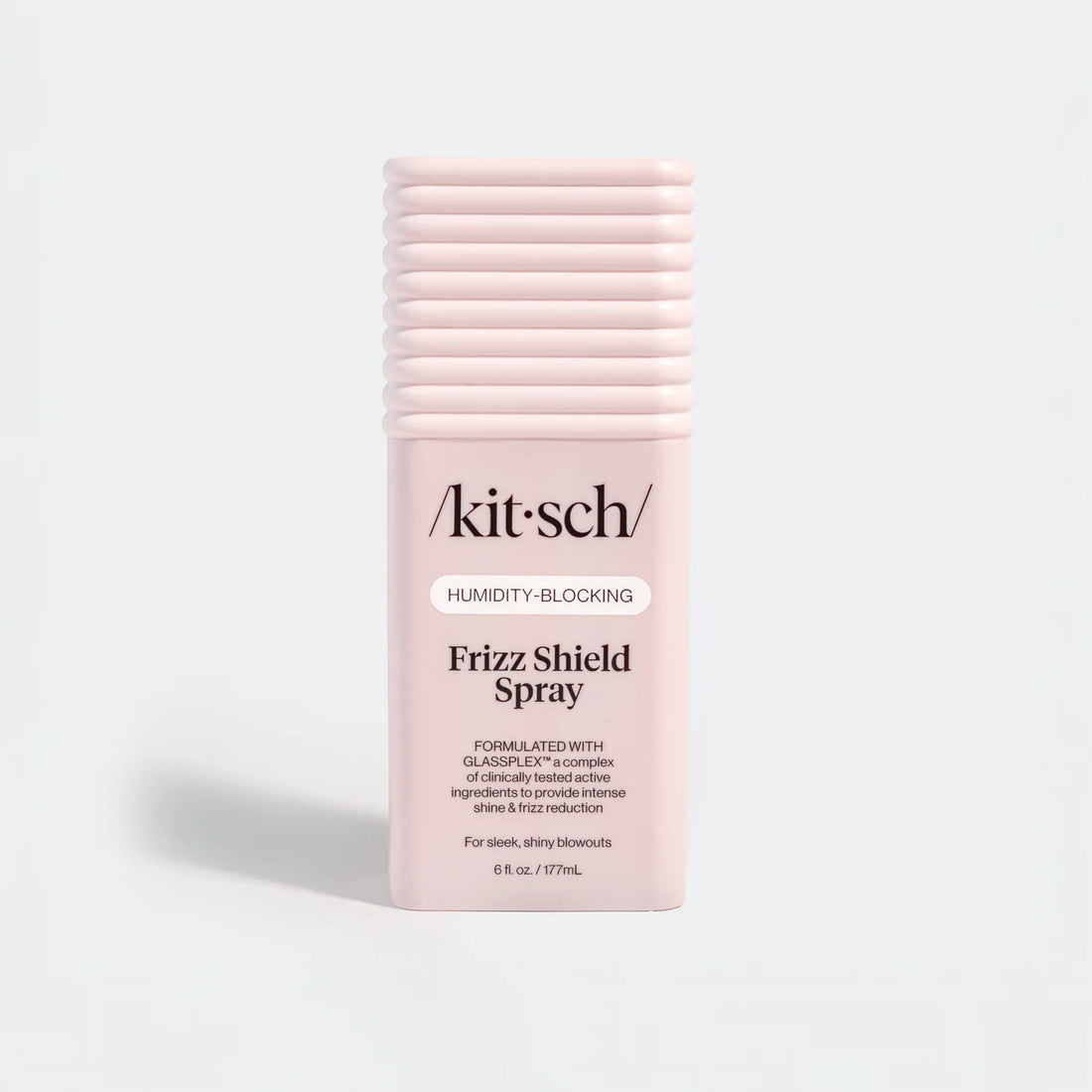 Kitsch Frizz Shield Spray bottle on a light gray background