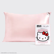 Kitsch x Hello Kitty Pillowcase - Solid Pink Kitty Face