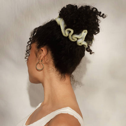 Kitsch Crochet Scrunchie -  Butter Yellow