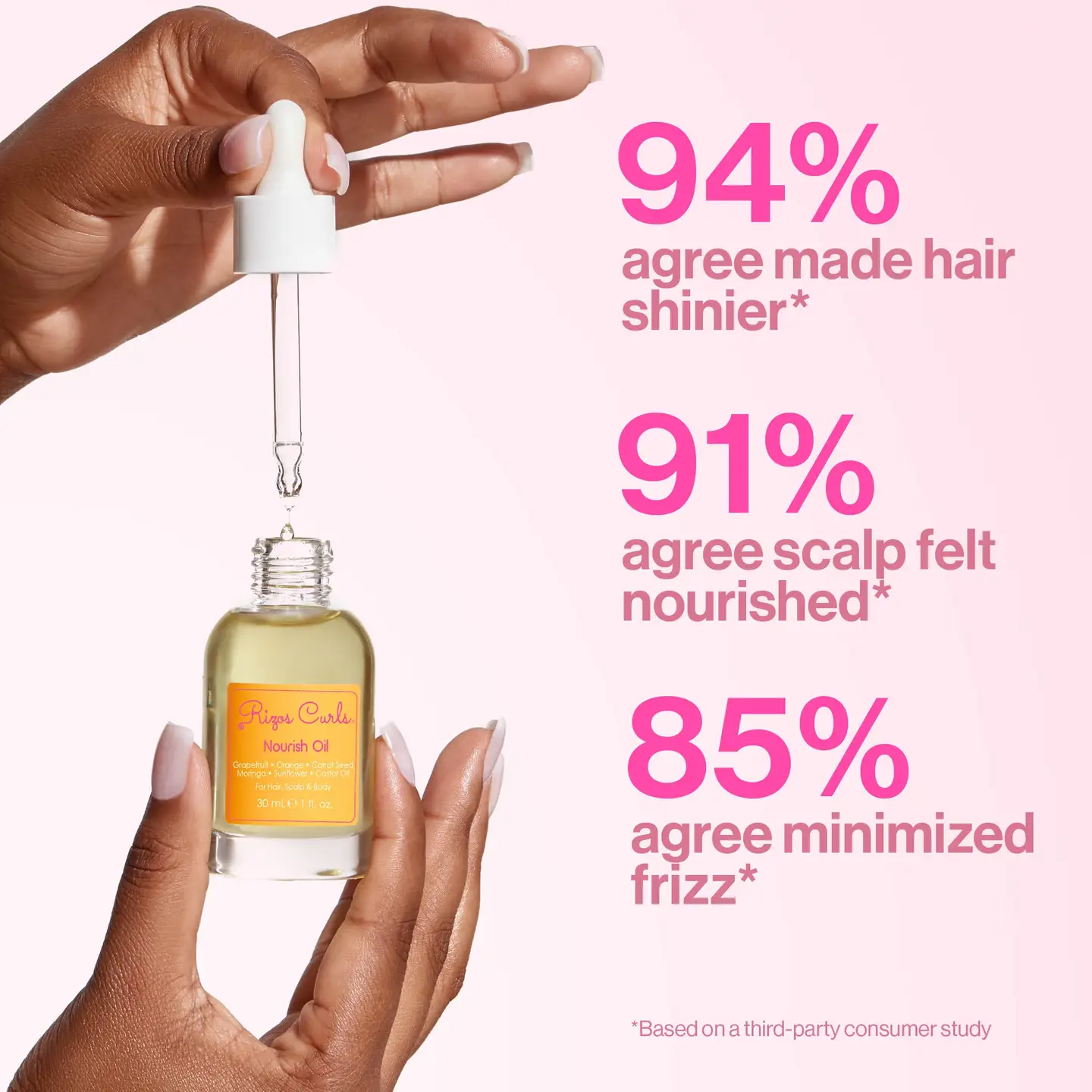 Rizos Curls Nourish Oil for Hair, Scalp & Body 1oz