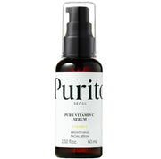 Purito Seoul Pure Vitamin C Serum bottle with a heart-shaped light on a white background