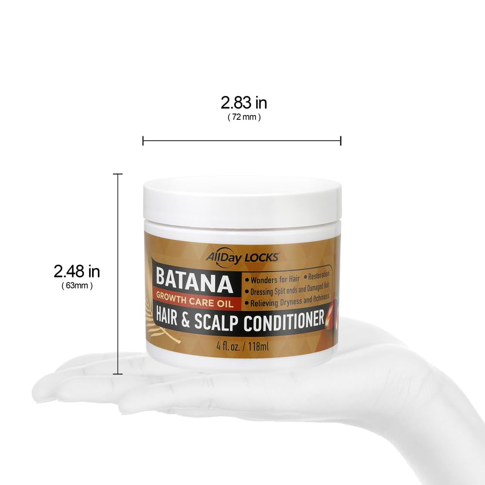 AllDay Locks Batana Growth Care Oil Hair & Scalp Conditioner 4oz