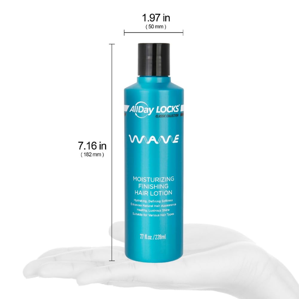 AllDay Locks Classic Collection Wave Moisturizing Finishing Hair Lotion 7.7oz