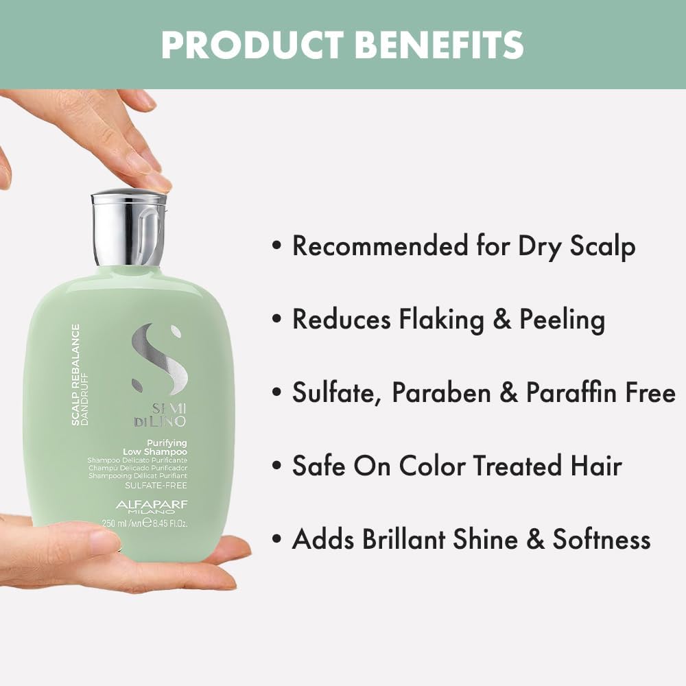 Alfaparf Milano Semi Di Lino Scalp Balancing Low Shampoo
