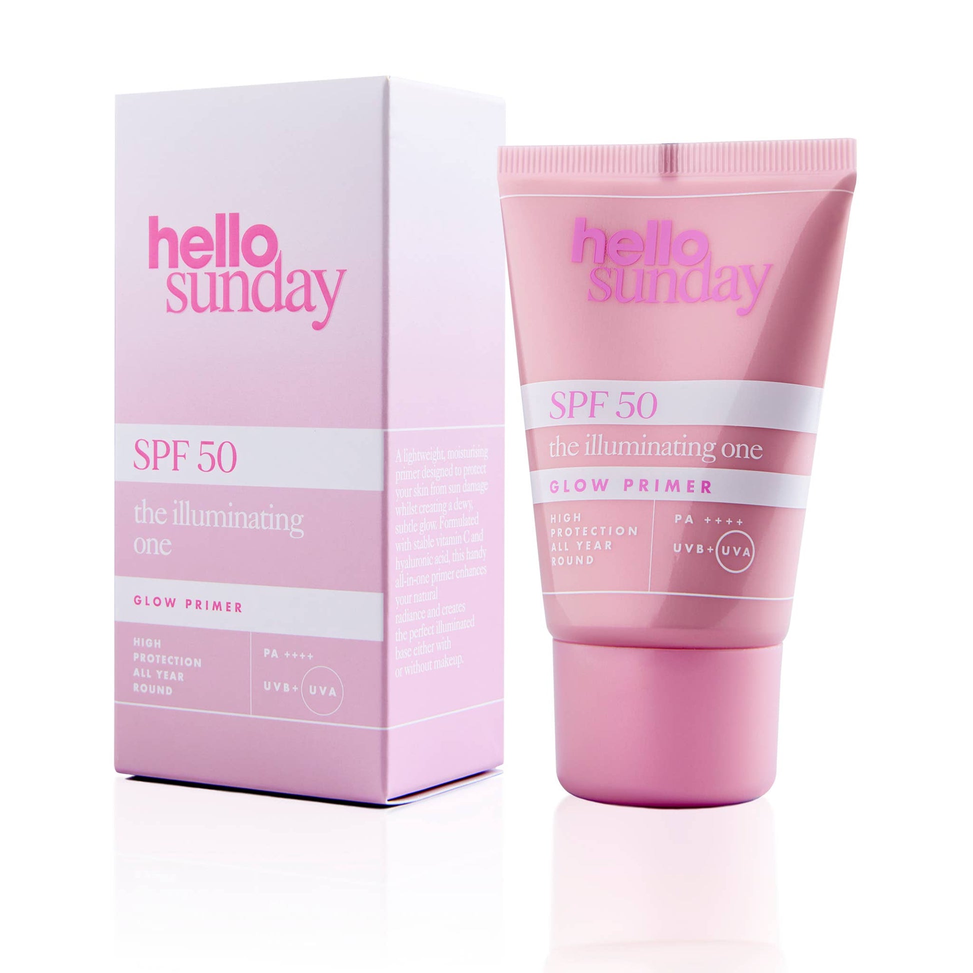 This illuminating primer contains micro particles of Mica to add a pearlescent glow to your skin, plus active skincare ingredients Vitamin C and Hyaluronic Acid which also treat the skin to prevent moisture loss and boost your natural radiant glow.