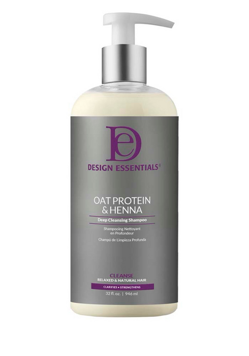 Design Essentials Oat Protein & Henna Deep Cleansing Shampoo