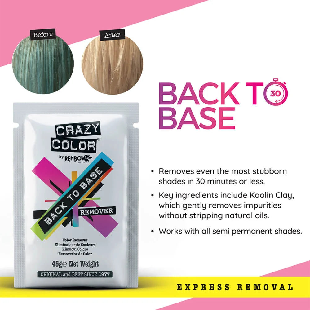 Crazy Color Back To Base Remover 45g
