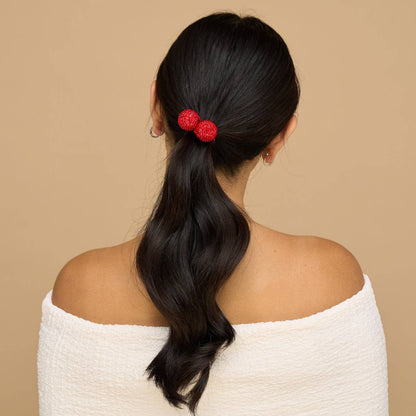 Kitsch Holiday Bubble Hair Ties 2pc Set