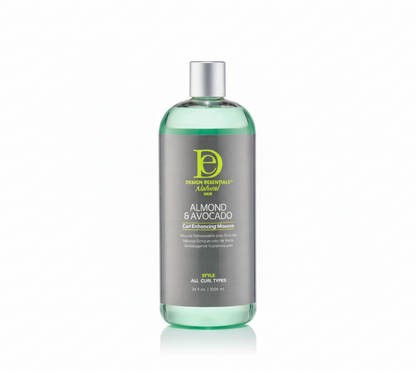 Design Essentials Natural Almond &amp; Avocado Natural Curl Enhancing Mousse 10oz