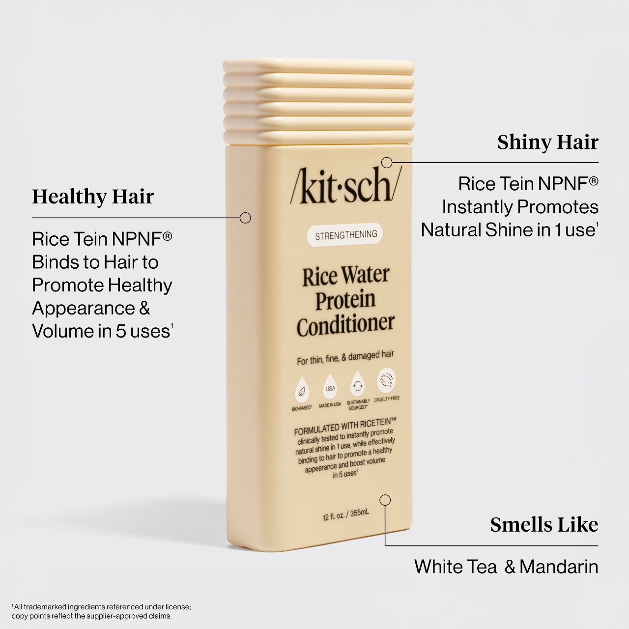 Kitsch Strengthening Rice Water Bottle Conditioner 12oz