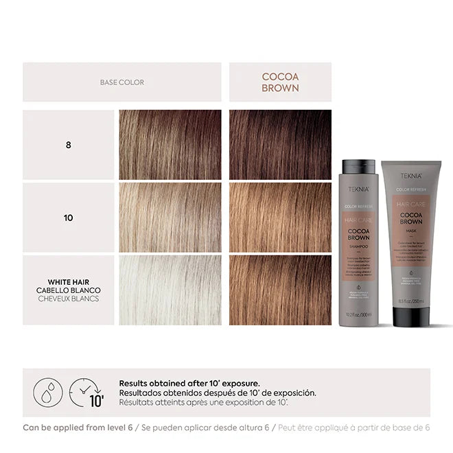 Lakme Teknia Color Refresh Shampoo Cocoa Brown 300ml