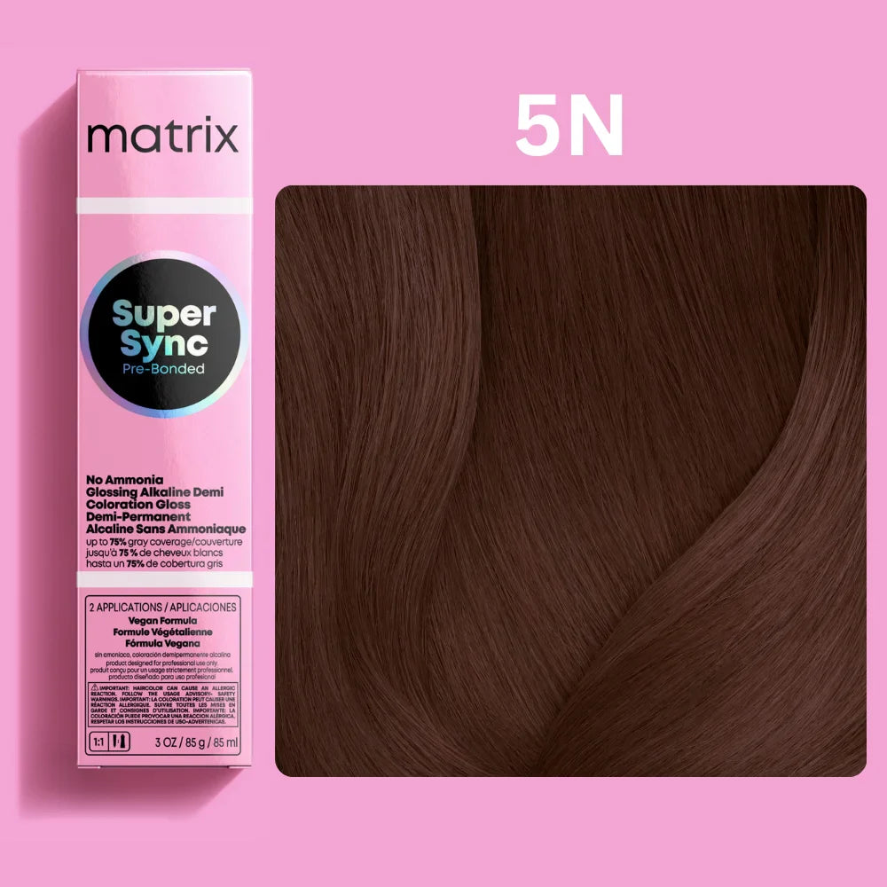 Matrix Super Sync Pre-Bonded Glossing Alkaline Demi-Permanent Hair Colour
