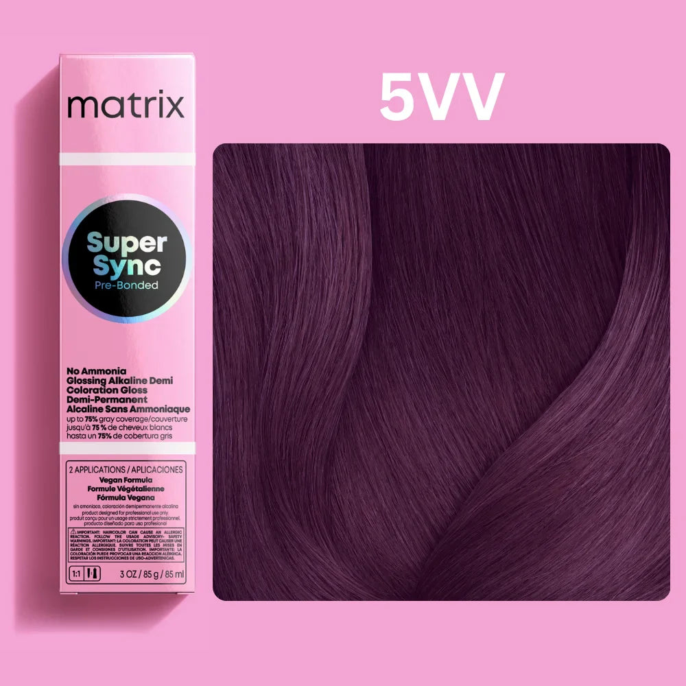 Matrix Super Sync Pre-Bonded Glossing Alkaline Demi-Permanent Hair Colour
