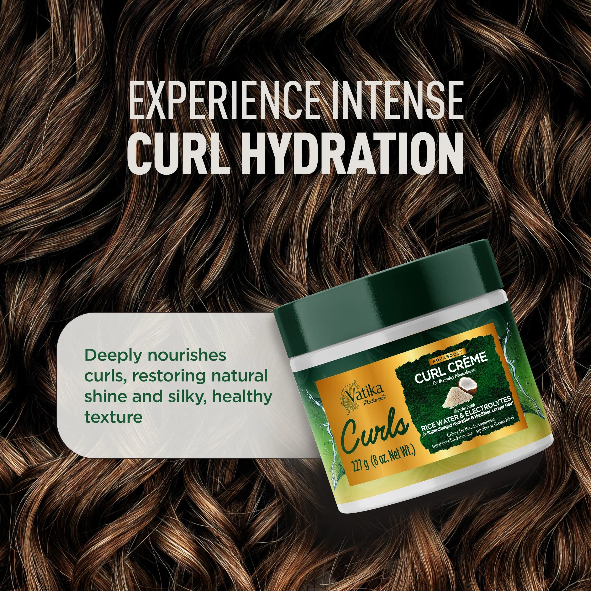 Dabur Vatika Naturals Curls Aquaboost Curl Crème 277g