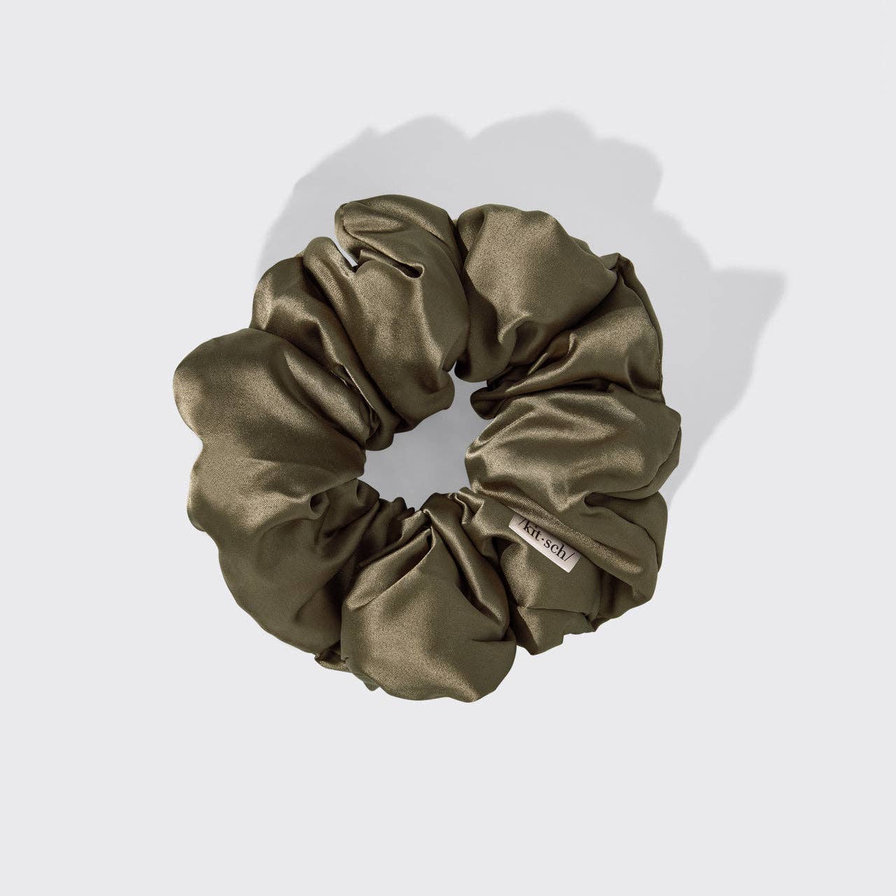 Kitsch Pillow Scrunchies® in Satin 4pc - Black