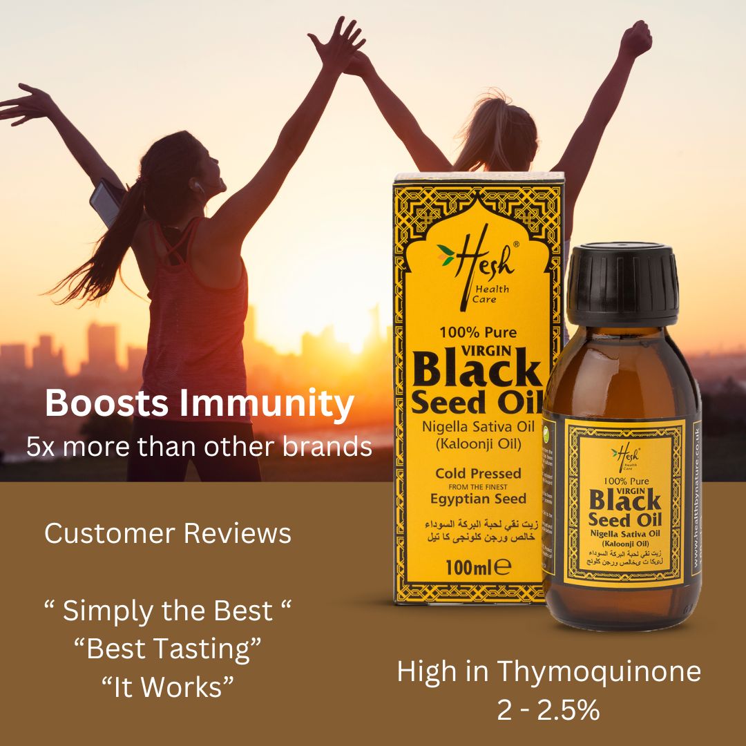 Hesh 100% Pure Virgin Cold Pressed Black Seed Oil 100ml