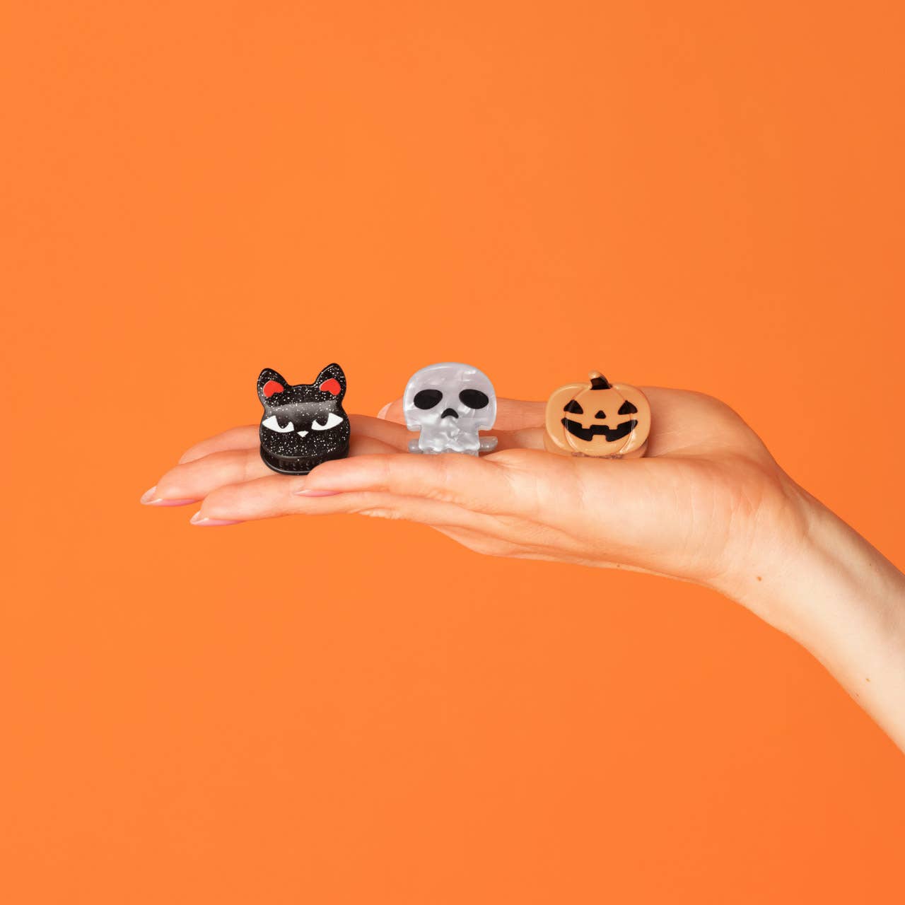 Kitsch Mini Claw Clips 6pc Set - Halloween Squad
