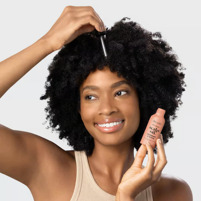 Kitsch Rosemary Scalp & Hair Strengthening Oil With Biotin 2oz